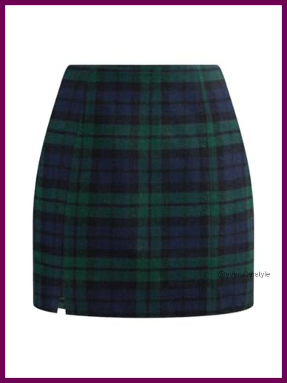 High Waisted Plaid Mini Skirt Bodycon Pencil A-Line Fall Casual